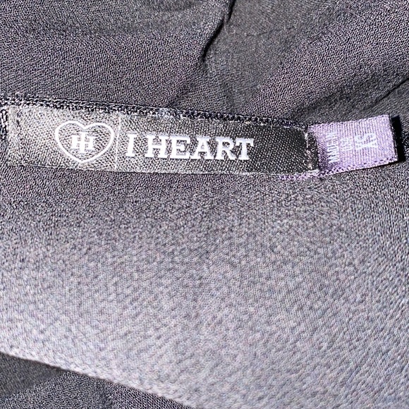 IHeart Halter Zip Overalls, Black - Picture 10 of 10